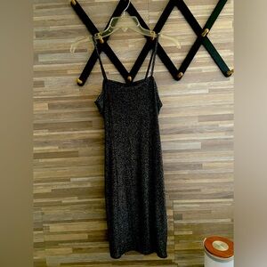 Silver/Black Glam Party Dress